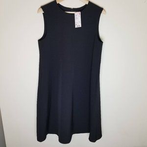 NWT Uniqlo Black Dress with pockets and belt